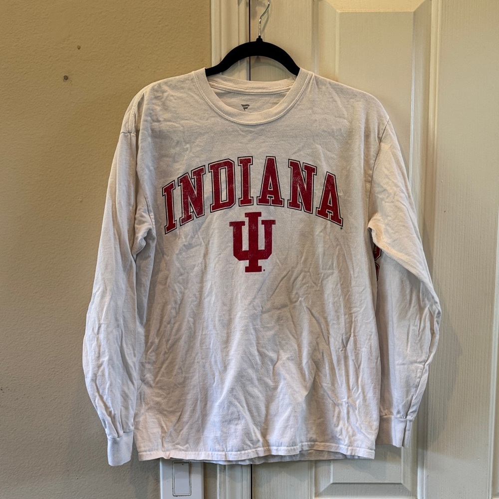 Fanatics Medium White Indiana Long Sleeve Shirt